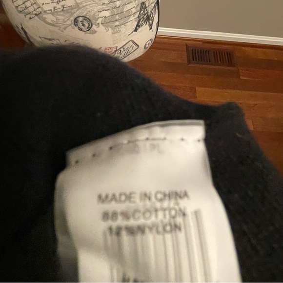 Vince Camuto Black Dress with Cream Cuffs - Picture 5 of 8